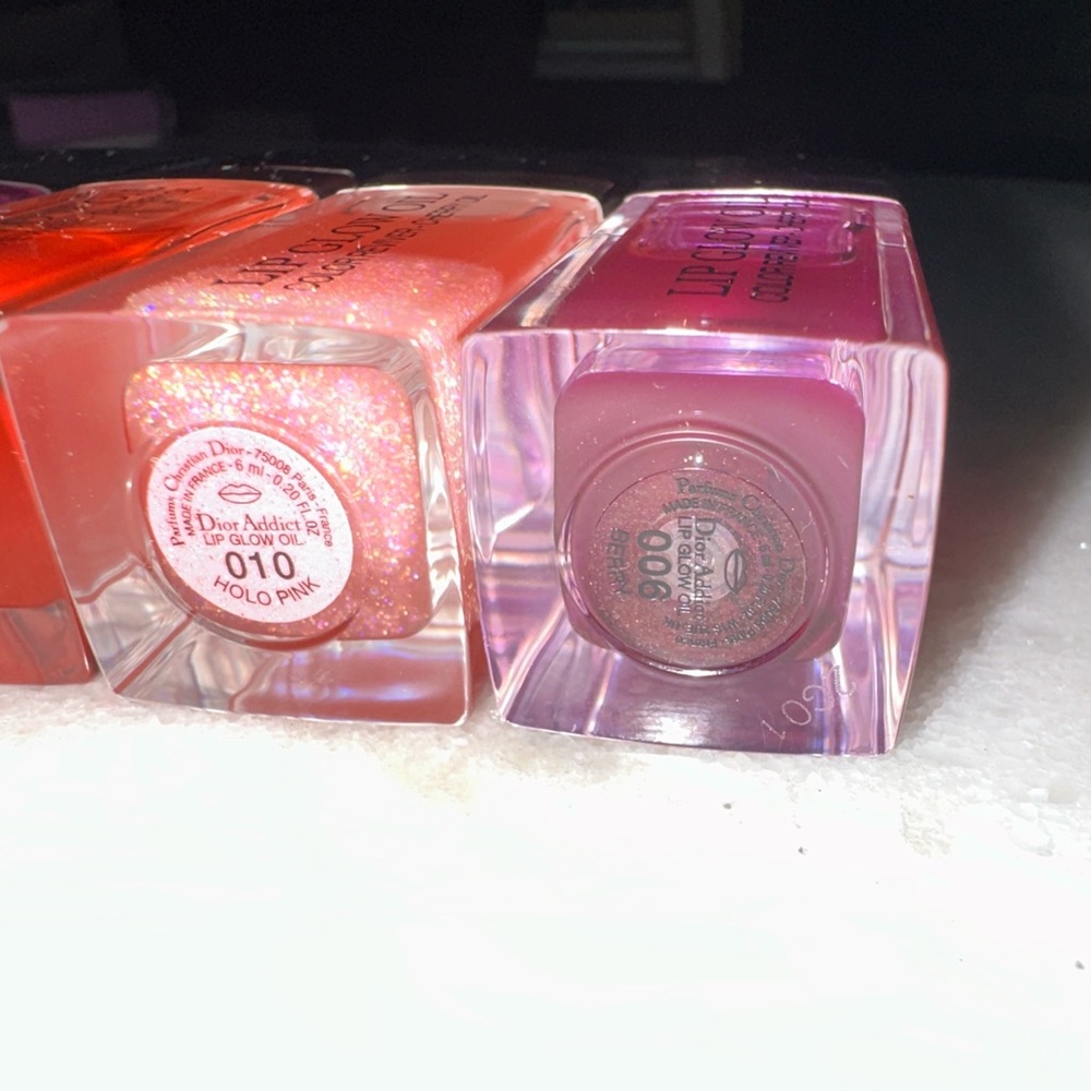 Dior Lip Glow Oil Collection - Pink, Purple, Orange - Picture 3 of 6